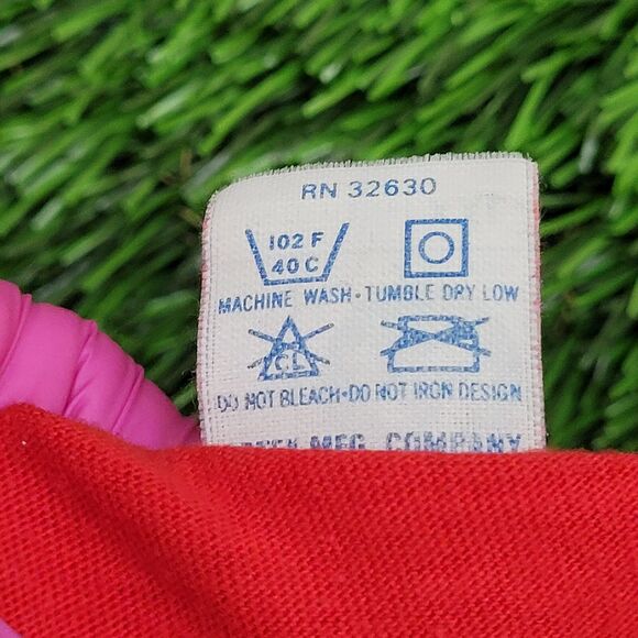 Vintage 80s Wisconsin Shirt Womens M/L Red - Picture 8 of 16